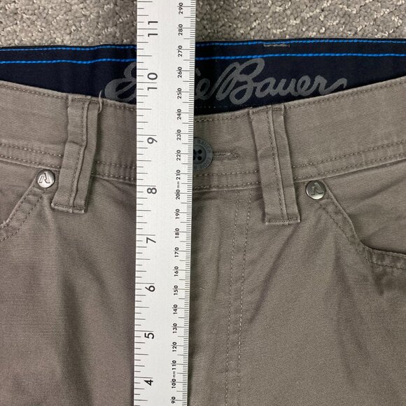Eddie Bauer Rappel Canvas Pants Men's 34 x 32 Gray First Ascent Hiking Outdoor - Picture 13 of 16